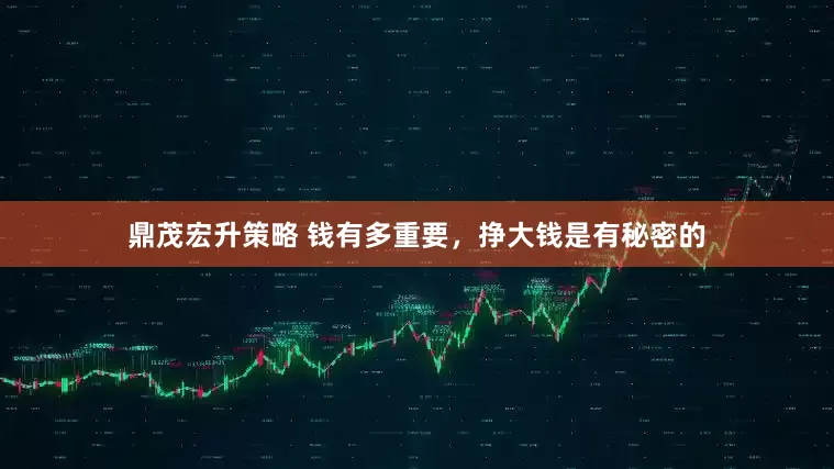 鼎茂宏升策略 钱有多重要，挣大钱是有秘密的